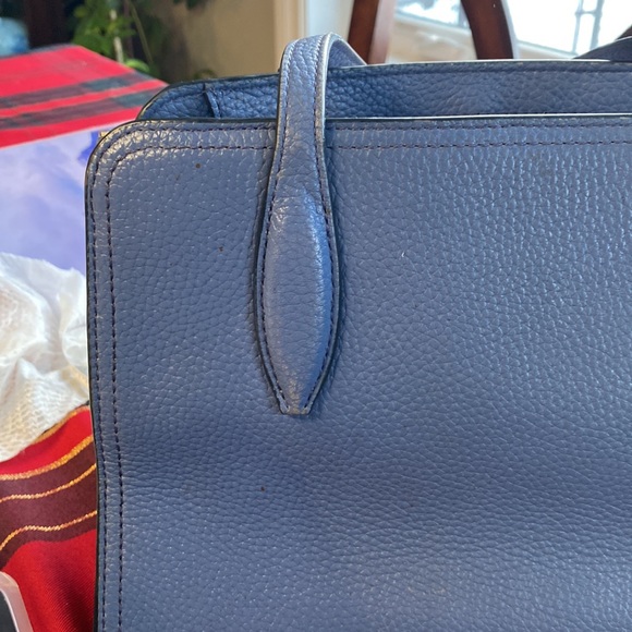 Kate Spade Purse Blue Handbag Satchel - Picture 7 of 7